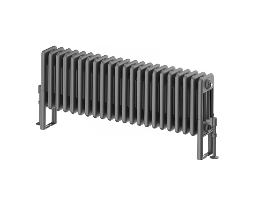 Nevada Quadruple Horizontal Column Radiator - 400x1010mm - Grey