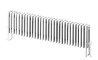 Nevada Quadruple Horizontal Column Radiator - 400x1370mm - White