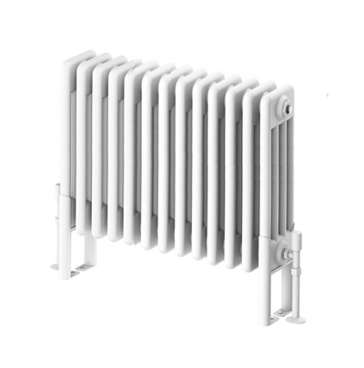 Nevada Quadruple Horizontal Column Radiator -600x605mm - White