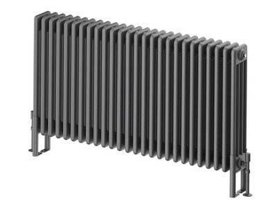 Nevada Quadruple Horizontal Column Radiator -600x1190mm - Grey
