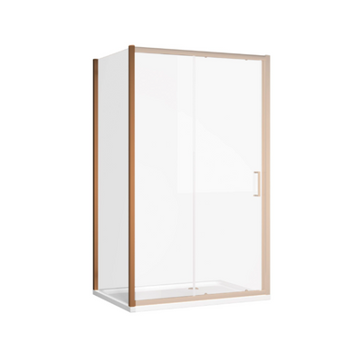 Murphy Shower Side Panel - 800mm Brushed Bronze N24
