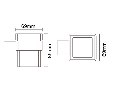 Ellie Toothbrush Tumbler & Holder - Brushed Nickel N24