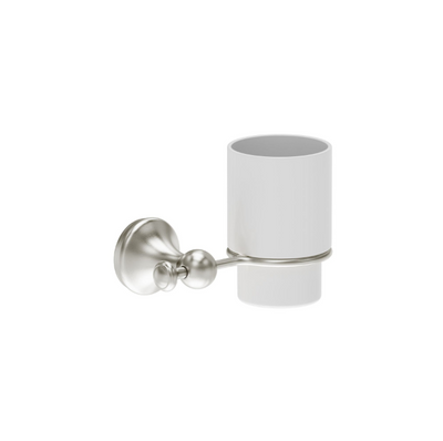 William Traditional Tumbler & Holder - Brushed Nickel