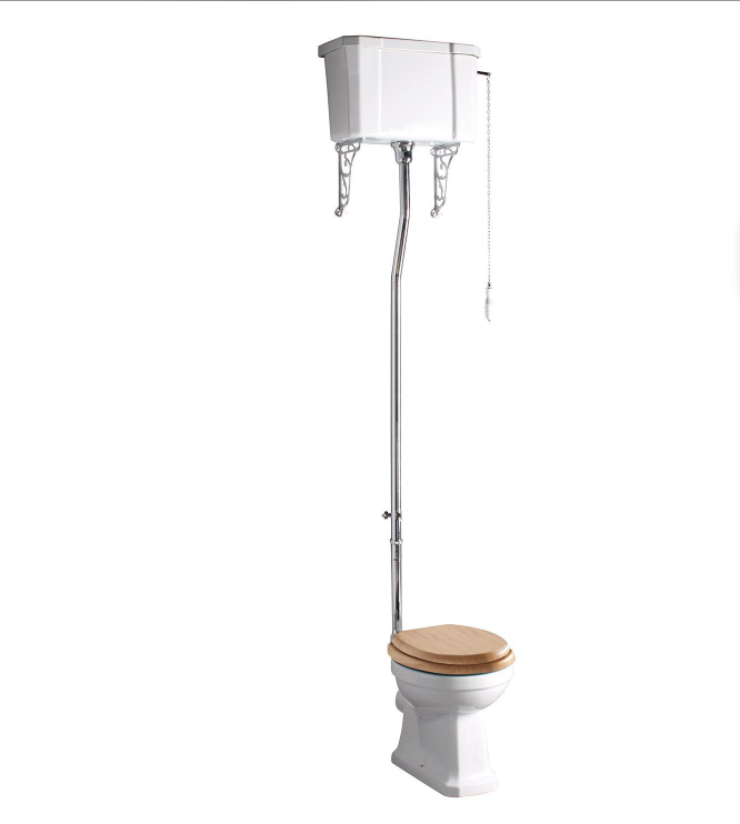 Elizabeth High Level Traditional Comfort Height Toilet N24AW