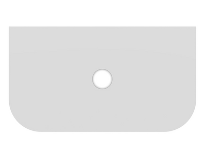 Jack 800mm Ribbed Floorstanding Vanity Unit with Doors in Green with White Worktop N23