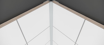 Fibo Aluminium 135° Internal Profile 2.4m
