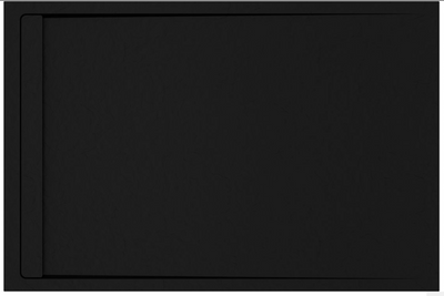 30mm Linear Slate  Rectangular Tray & Waste - Black All Sizes