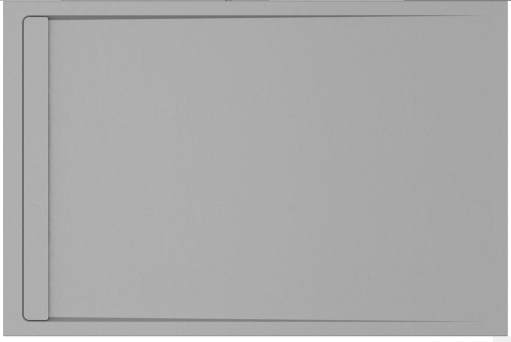 30mm Linear Slate Rectangular Tray & Waste - Grey All Sizes