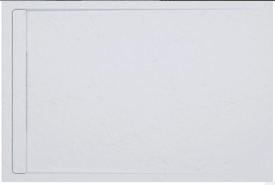 30mm Linear Slate Rectangular Tray & Waste - White All Sizes