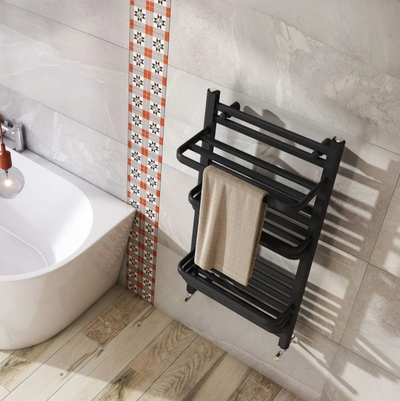 Illinois 1000 x 500mm Heated Towel Rail – Anthracite