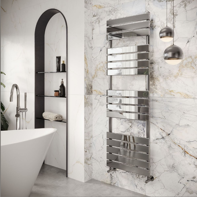 Liberty Chrome Heated Towel Rail – 1600x500mm