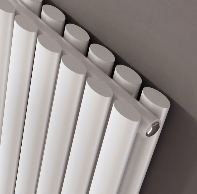 Minnesota White Double Vertical Radiator - 1500x472mm