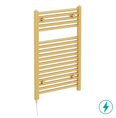 North Carolina 770x500mm Electric Heated Towel Rail – Brushed Gold