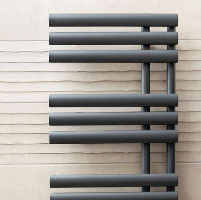 Rayner Grey Designer Heated Towel Rail - 820x500mm