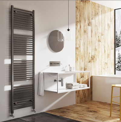 North Carolina 1800x600mm Heated Towel Rail – Anthracite