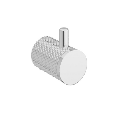 Chelsea Textured Robe Hook N24 - Chrome