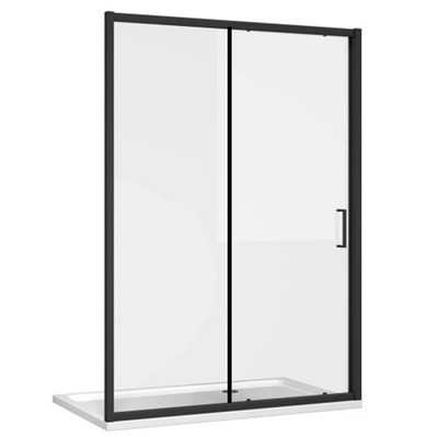 Murphy Black 1600mm Sliding Shower Door