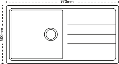 Carron Phoenix JANUS 100 REV White