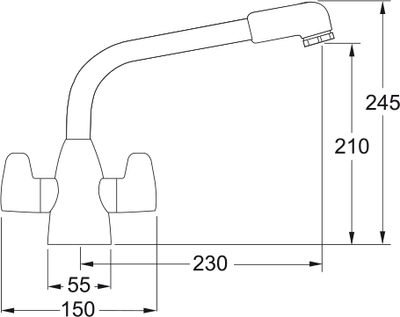 Franke Davos Decor Steel 115.0046.695