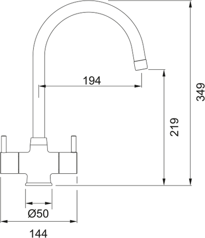 Franke Athena Chrome 115.0311.211