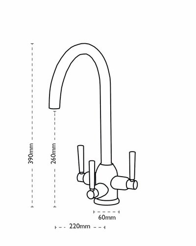 Carron Phoenix DANTE TRI‑PURE Chrome