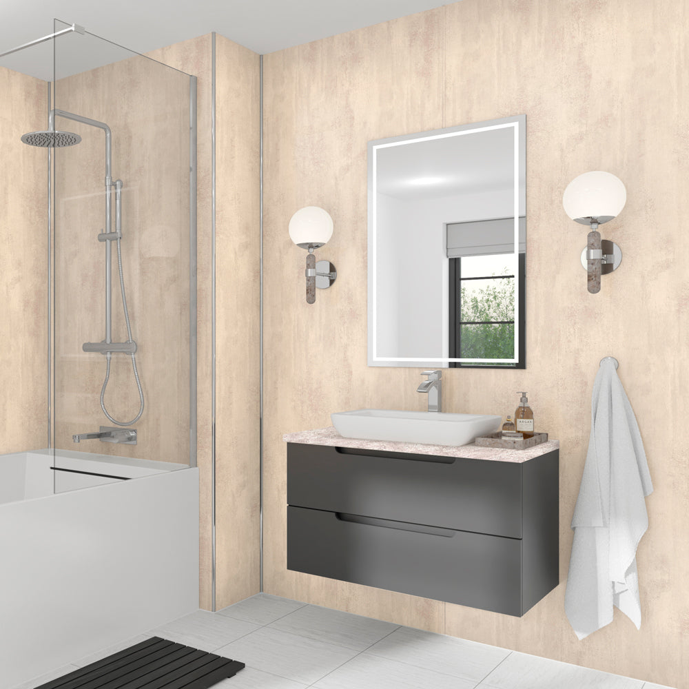 Venetian Plaster Wetwall Mermaid Plywood Bathroom Wall Boards - Timeless Trade