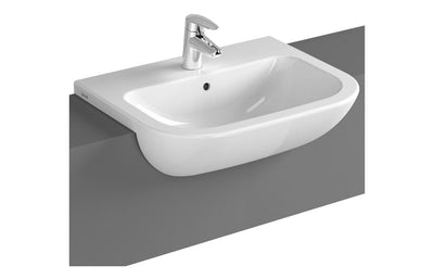 VitrA S20 550x445mm Semi Recessed Basin - White VTPB1072