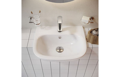VitrA Zentrum 495x425mm 1TH Semi Recessed Basin - White VTPB1022