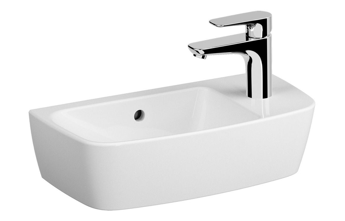 VitrA Shift 500x250mm 1TH Countertop Washbowl (RH) - White VTPB1276