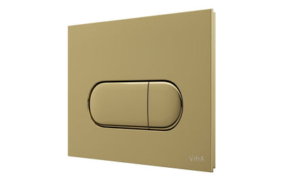 VitrA Loop Round Flush Plate - Gloss Gold VTAC0276