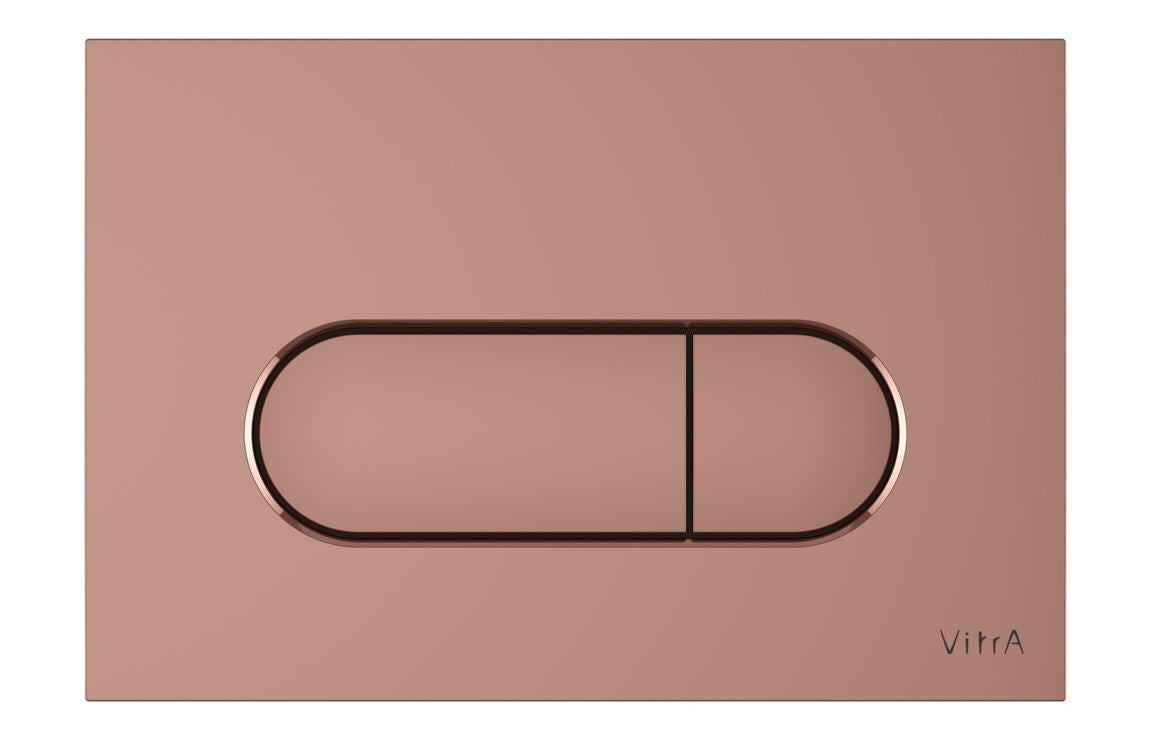VitrA Loop Round Flush Plate - Soft Copper VTAC0280