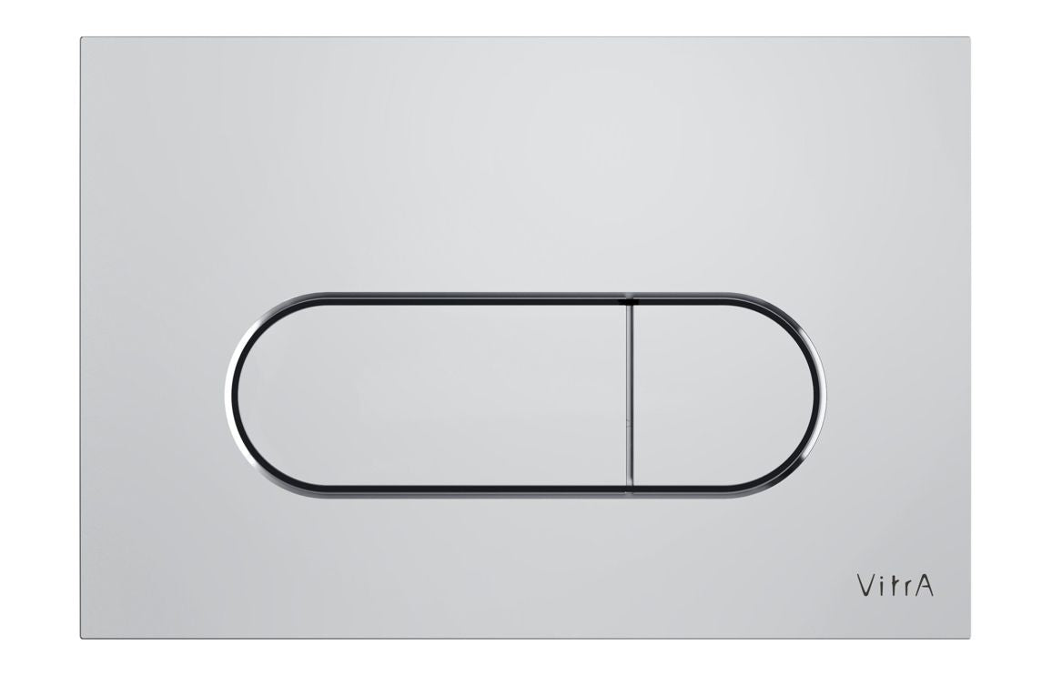 VitrA Loop Round Flush Plate - Chrome VTAC0228