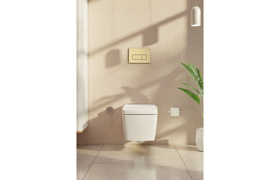 VitrA Loop Square Flush Plate - Brushed Gold VTAC0270