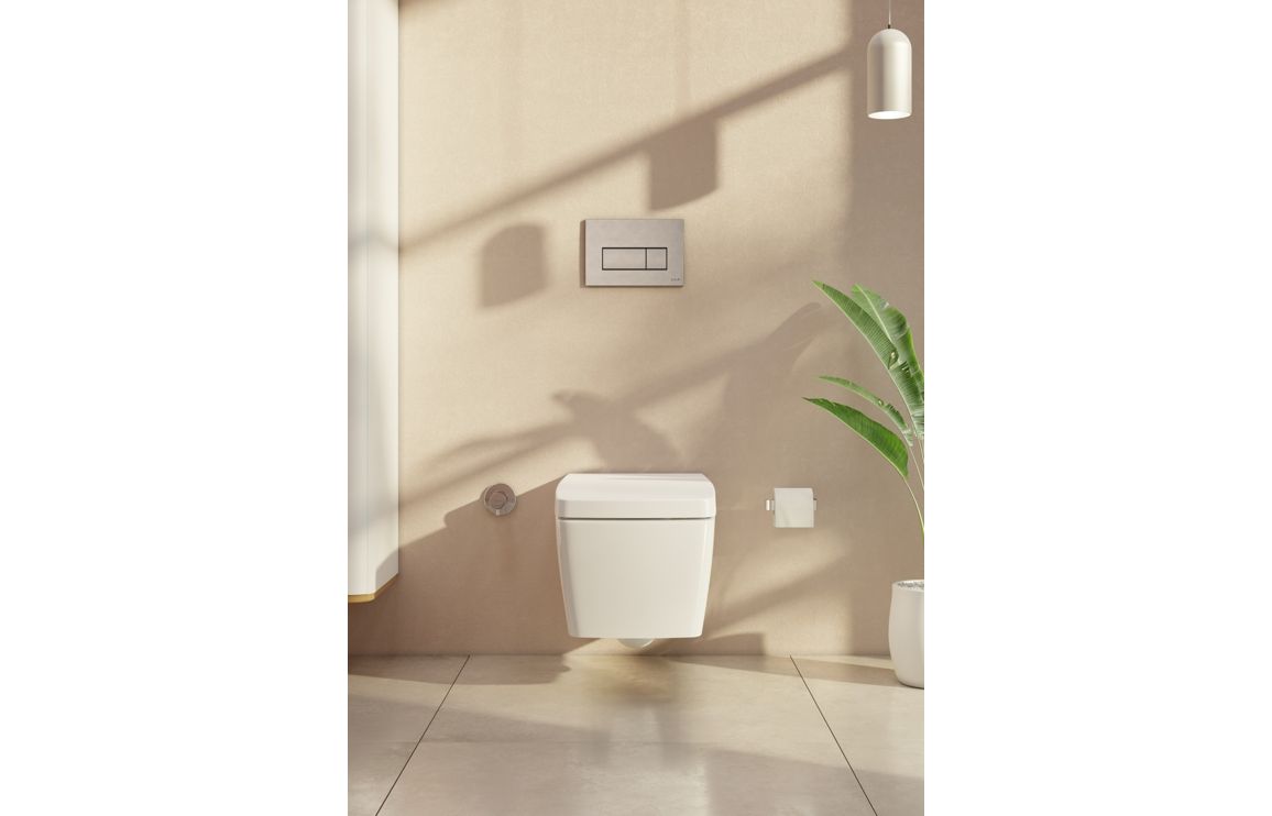 VitrA Loop Square Flush Plate - Brushed Nickel VTAC0244