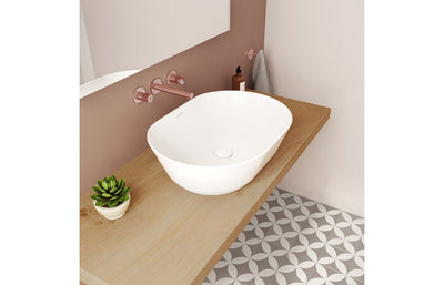 VitrA Geo 545x400mm 0TH Basin (No Overflow) - White VTPB0052