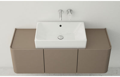 VitrA Nuo 500x380mm 0TH Basin w/Overflow - White VTPB0046