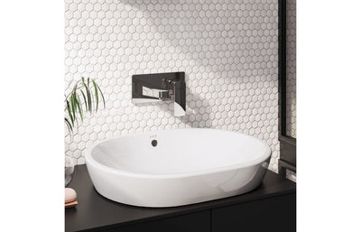 VitrA Root Square Wall Mounted Basin Mixer - Chrome VTTS1508