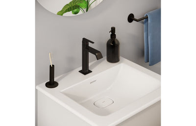 VitrA Suit Basin Mixer (Top Handle) - Gloss Black VTTS1150