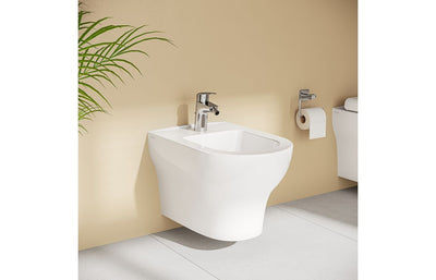 VitrA Flow Round Bidet Mixer - Chrome VTTS1206