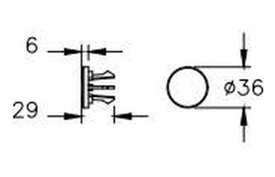 VitrA Basin Overflow Cover - Soft Copper VTTW0072