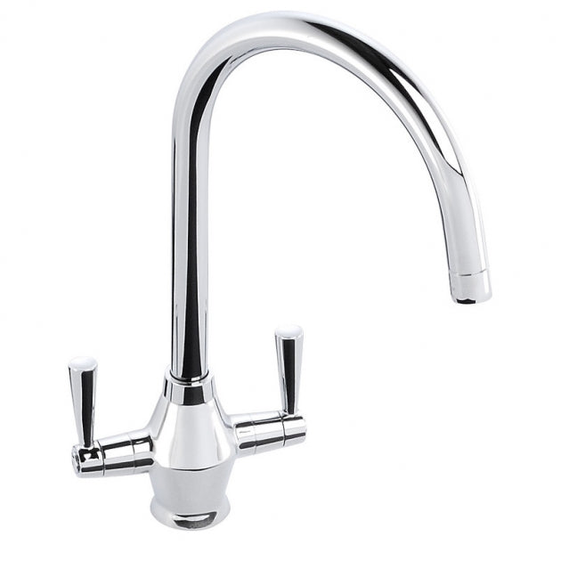Abode Matrix 1.5 RH Bowl Undermount Kitchen Sink with Astral Sink Tap 572mm L x 450mm W - Stainless Steel