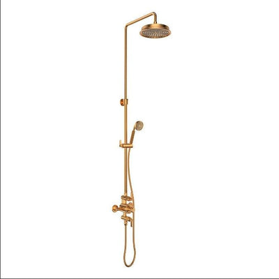Abbey Satin Bronze Exposed Valve Shower Pack N23
