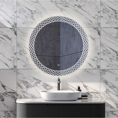Barbara Round LED Mirror with Demister 600mm - N23
