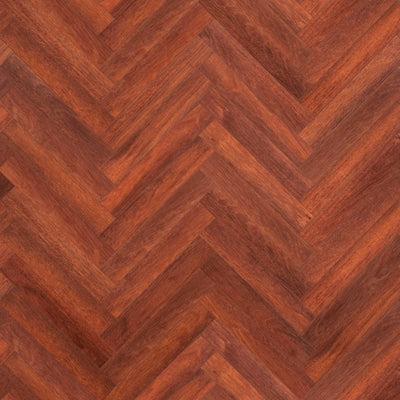 Berry Alloc Laminate Flooring Chateau + Herringbone Merbau Brown 8mm x 84mm