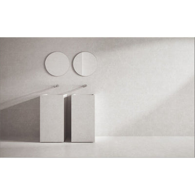 Brighton Matt White Ceramic Tile – 600x600mm