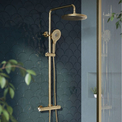 Chelsea Thermostatic Shower Pack - Champagne Gold