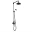 Chicago Black Traditional Shower Pack - Dual Outlet