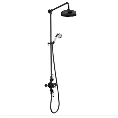 Chicago Black Traditional Shower Pack - Dual Outlet