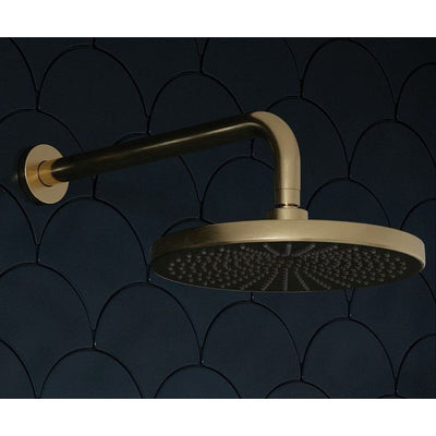 Chelsea 250mm Round Shower Head - Champagne Gold