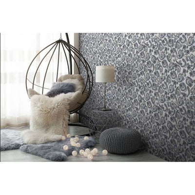 Darla Paisley Amber Matt Porcelain Tile - Cut Tile Sample Only